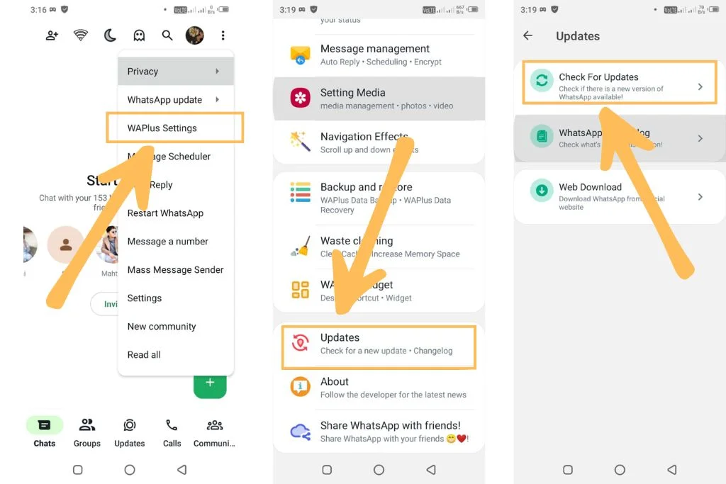 ¿Cómo actualizar WhatsApp Plus APK?
