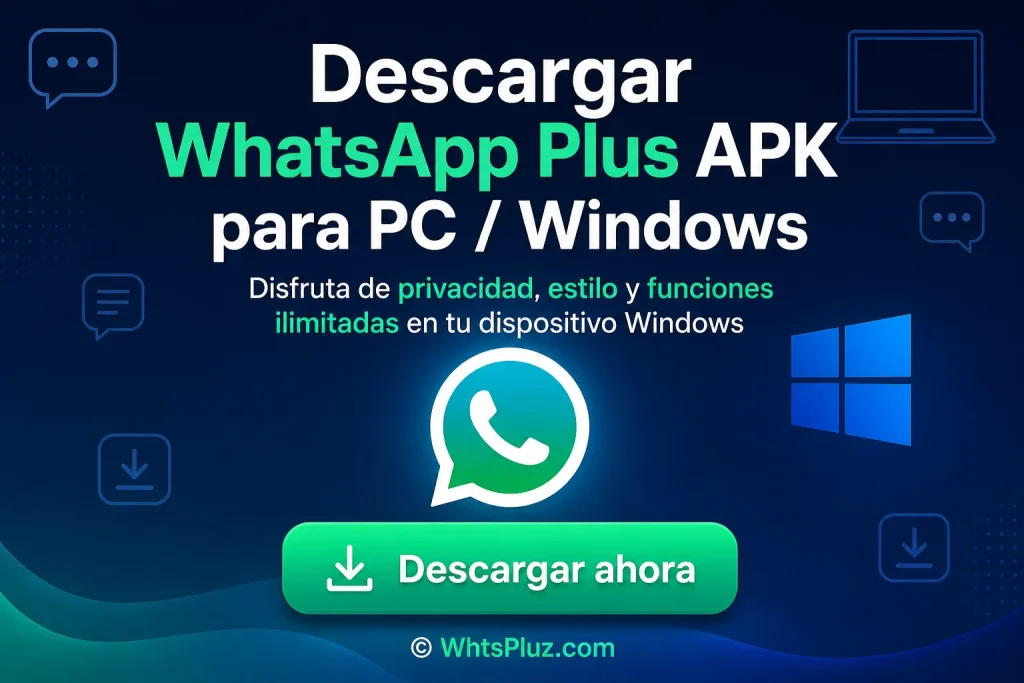 whatsapp plus apk para pc